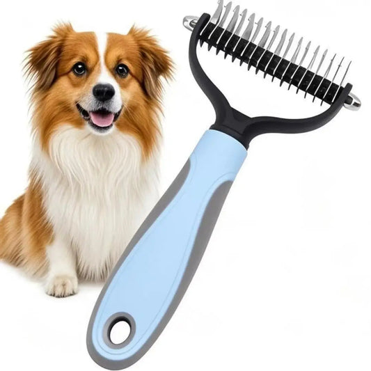 Pet Knotter Dog Grooming Hair Removal Pet Tools Hair Removal Comb Brush Double Sided Pet Supplies